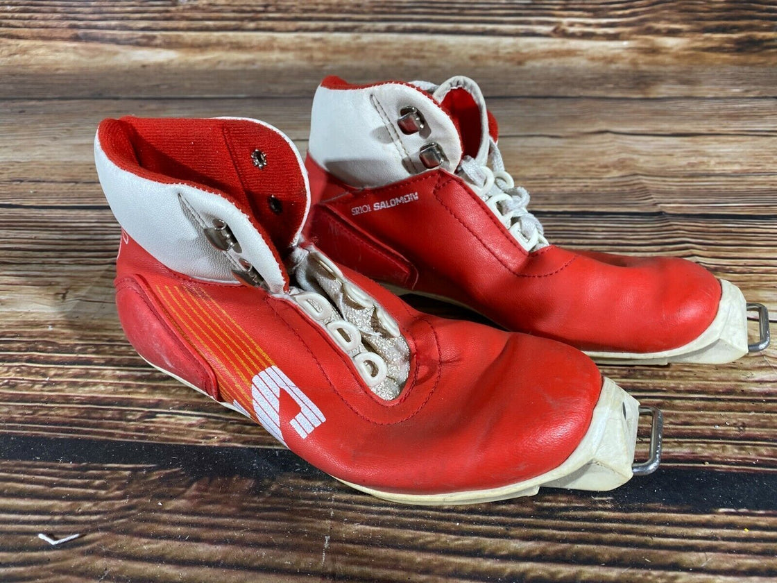 SALOMON SR101 Nordic Cross Country Ski Boots EU35 US3.5 Old SNS profile 1214