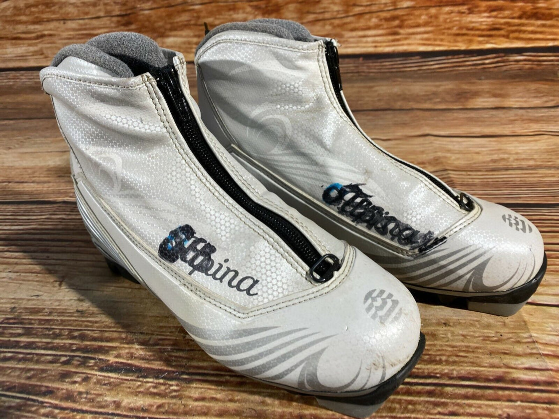 Alpina EVE25T Nordic Cross Country Ski Boots Size EU37 US6 for NNN 618