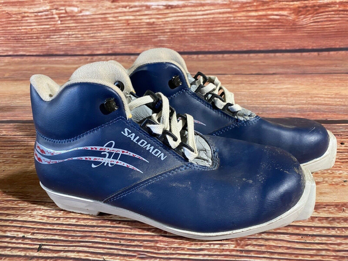 Salomon 3.0 Nordic Cross Country Ski Boots Size EU39 US5.5 SNS Profil