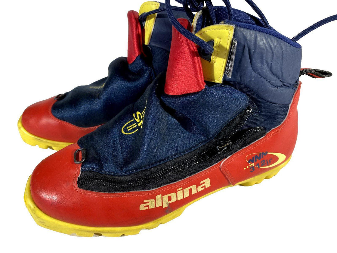 Alpina 312JR Nordic Cross Country Ski Boots Size EU37 US5.5 for NNN