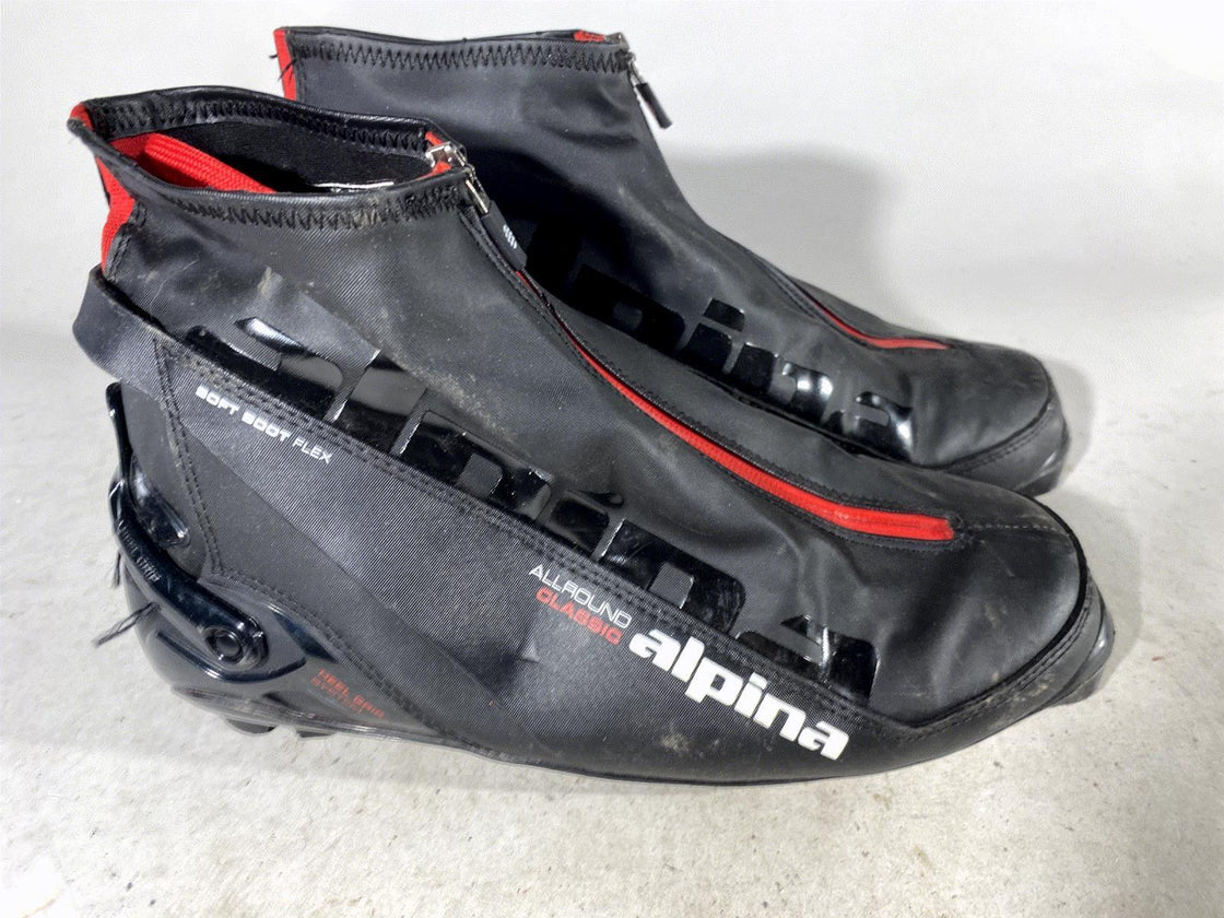 Alpina Allround Touring Nordic Cross Country Ski Boots Size EU42 US9 for NNN 936