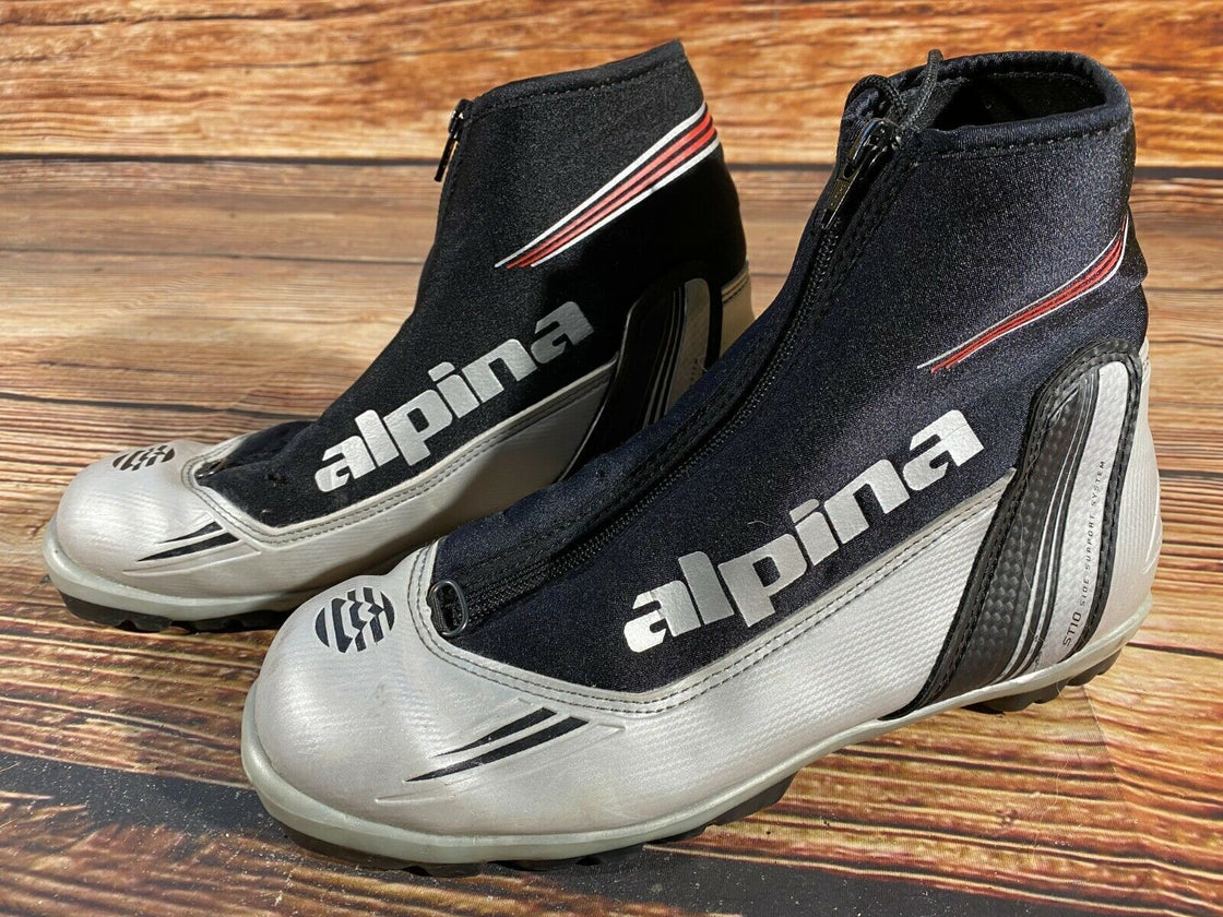 Alpina ST10 Nordic Cross Country Ski Boots Size EU39 US7 NNN bindings 728