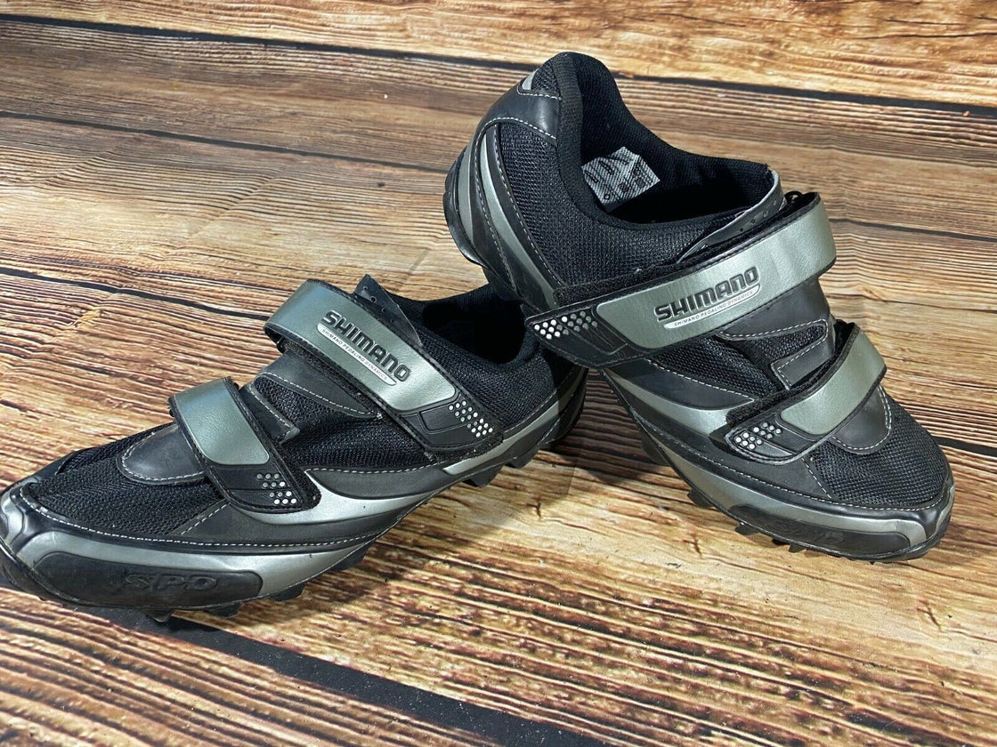 SHIMANO M064 Cycling MTB Shoes Mountain Biking Boots Size EU 47 with SPD Cleats