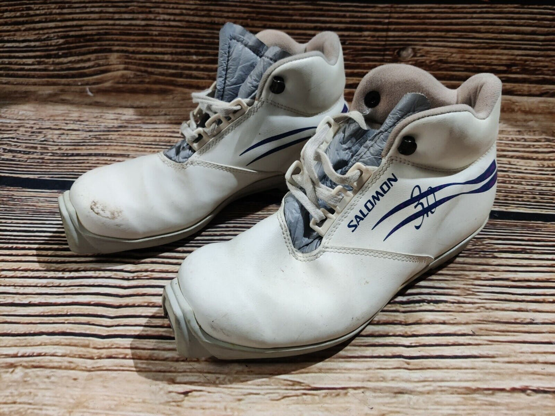 SALOMON Nordic Cross Country Ski Boots Size EU38 US6 SNS profil