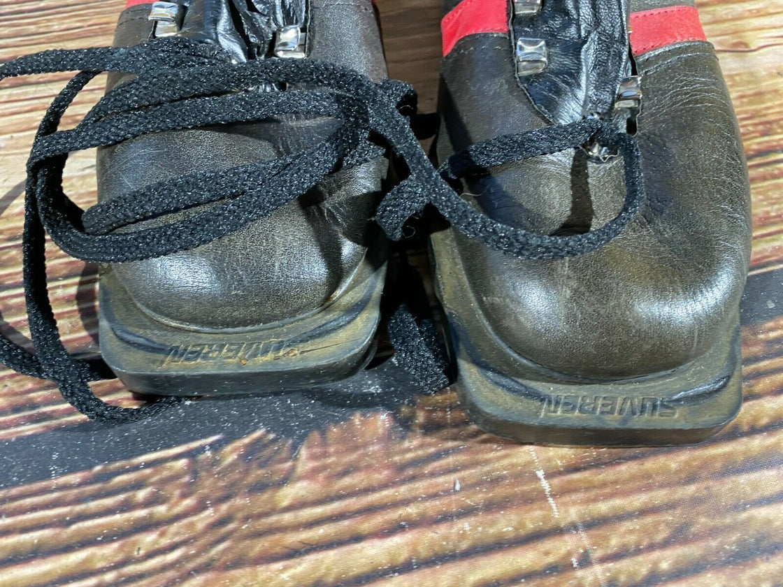 SUVEREN Vintage Nordic Cross Country Ski Boots EU 39, US 6.5, for NN 75mm 3pin