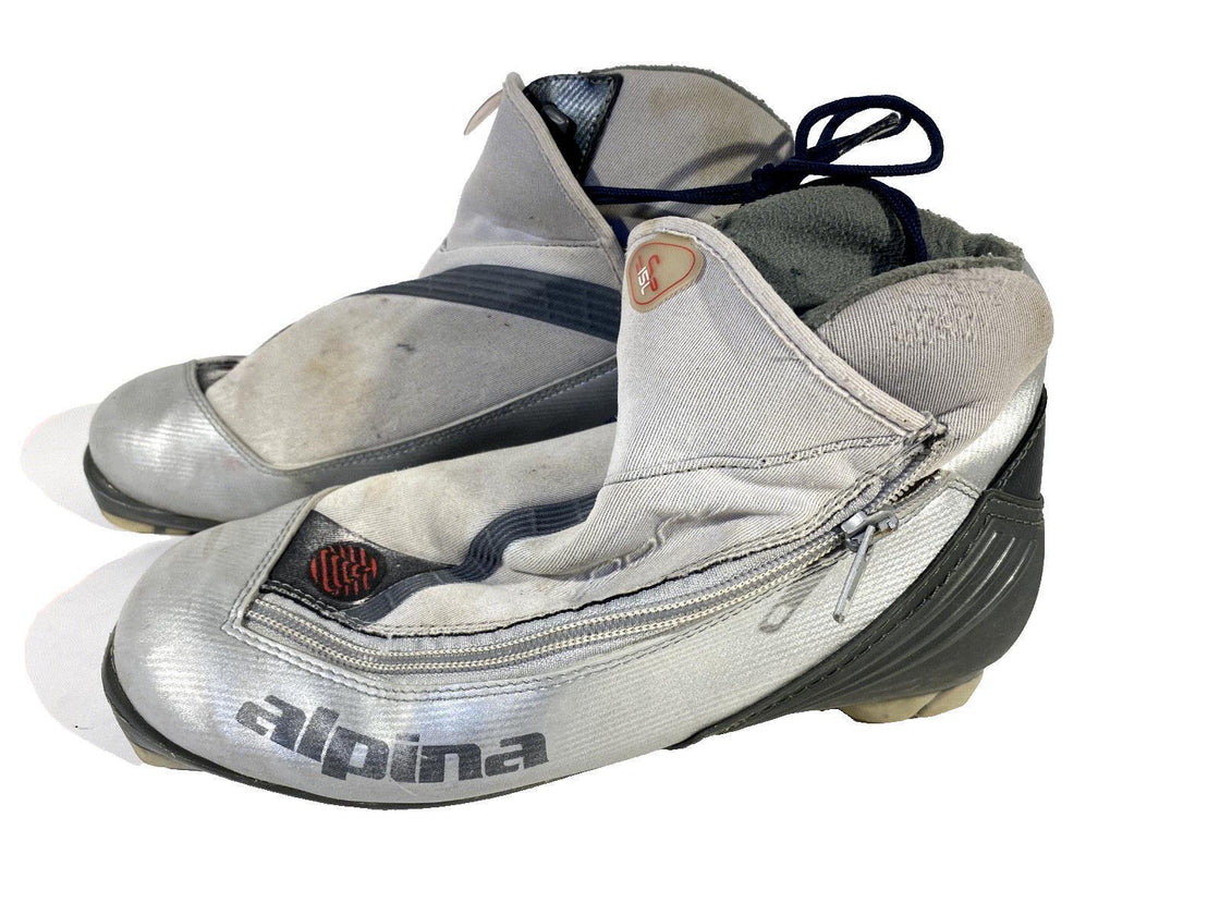 Alpina SP15L Nordic Cross Country Classic Ski Boots Size EU38 US6 NNN binding 14