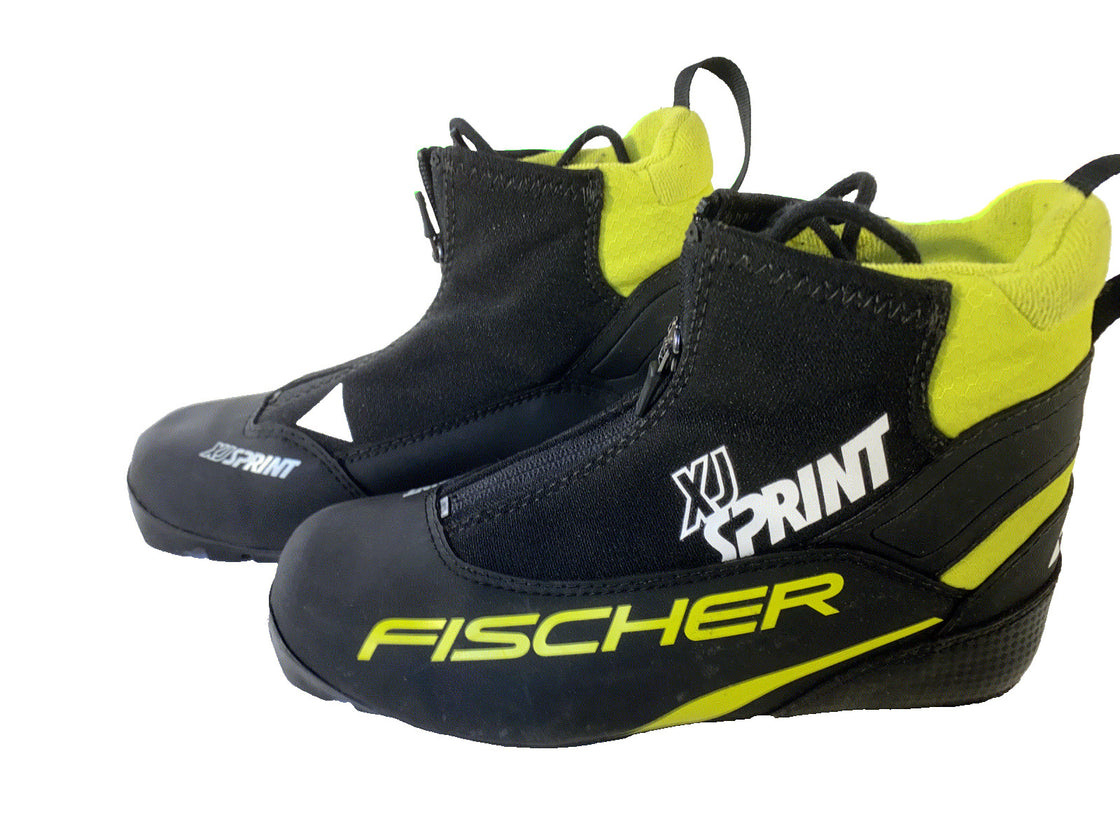 Fischer XJ Sprint Classic Nordic Cross Country Ski Boots Size EU37 US5 NNN 412