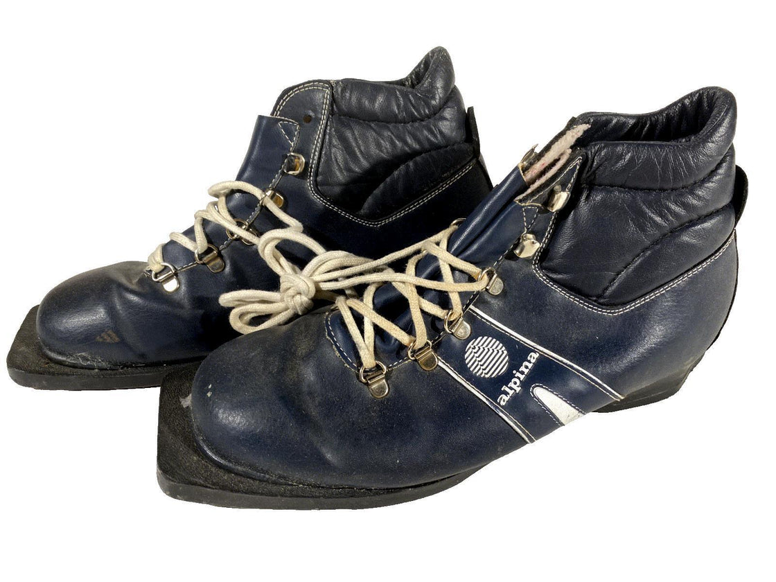 Alpina Vintage Nordic Norm Cross Country Ski Boots Size EU41 US8 NN 75mm