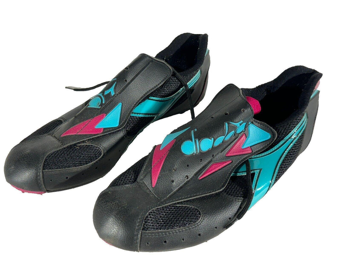 DIADORA Vintage Cycling Road Shoes EU42 US8 UK7 Mondo 260 cs523