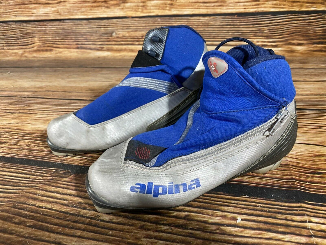 Alpina SP15 Nordic Cross Country Ski Boots Size EU37 US5 NNN 752