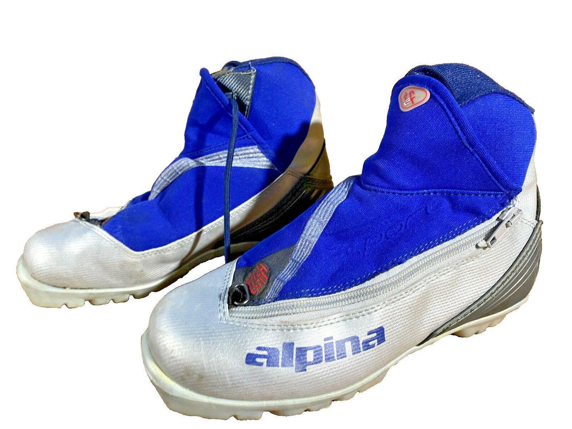 Alpina ST11 JR Nordic Cross Country Ski Boots Size EU38 US6 for NNN bindings
