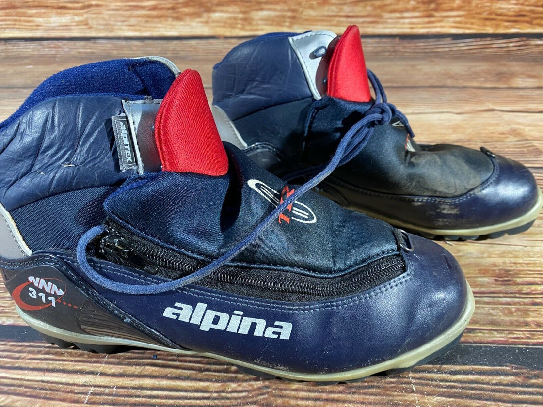 Alpina 311 Nordic Cross Country Ski Boots Size EU40 US7.5 NNN