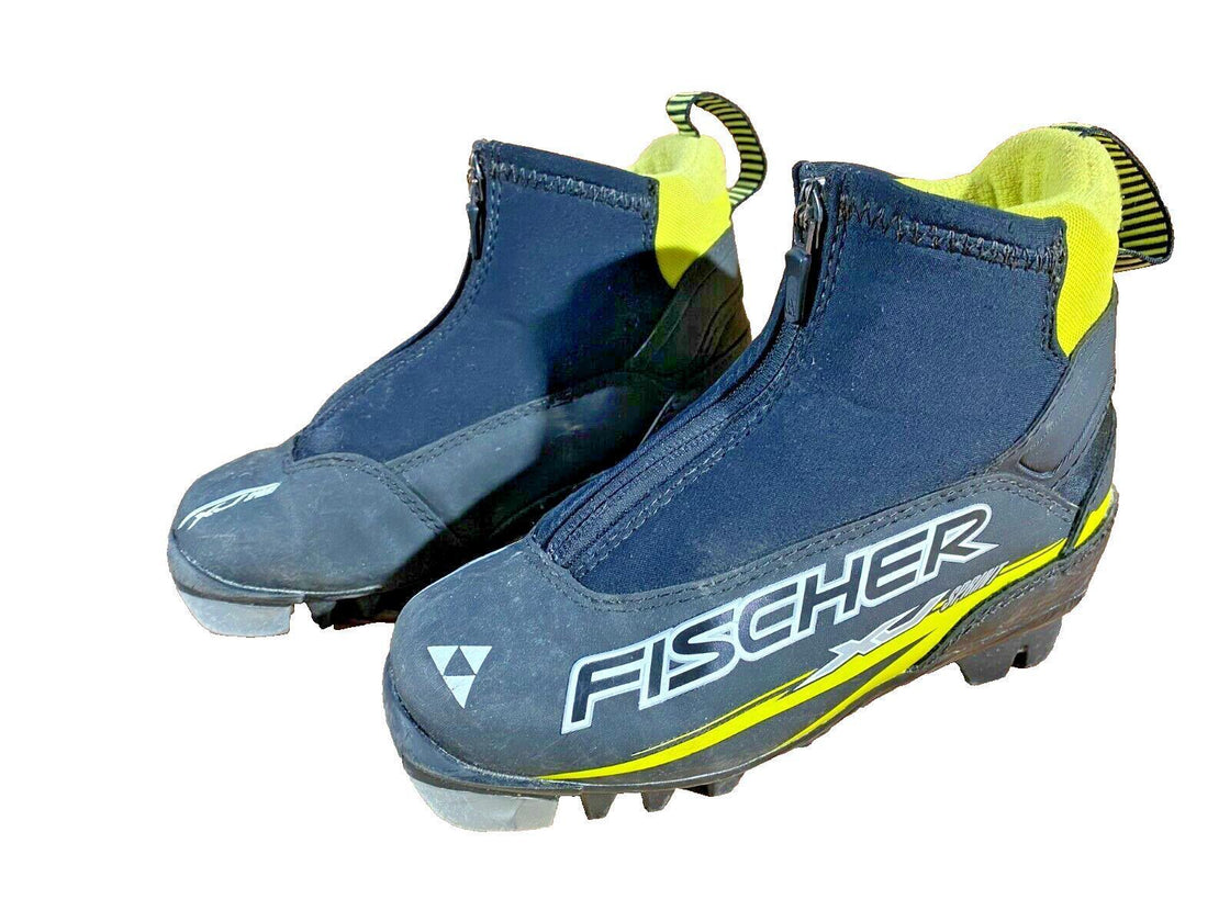 Fischer XJ Sprint Kids Nordic Cross Country Ski Boots Size EU30 NNN F-178