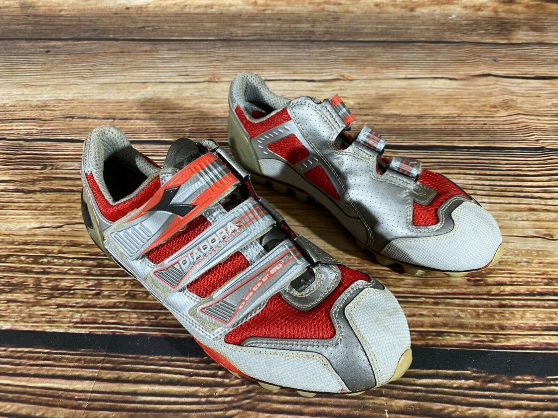 DIADORA Cycling MTB Shoes Mountain Biking Boots Size EU 39 with SPD Cleats