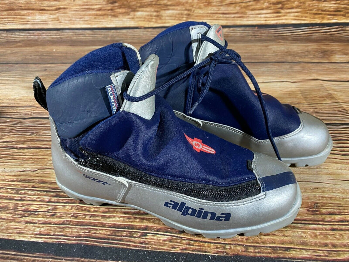 Alpina 311 Nordic Cross Country Ski Boots Size EU39 US7 NNN bindings