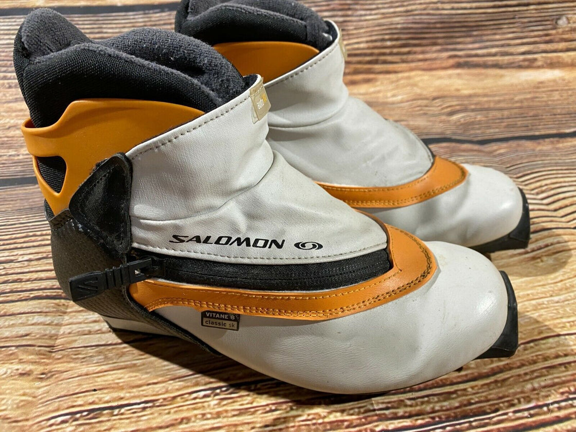 SALOMON Vitane 8SK Cross Country Ski Boots Size EU38 US6.5 SNS Profil
