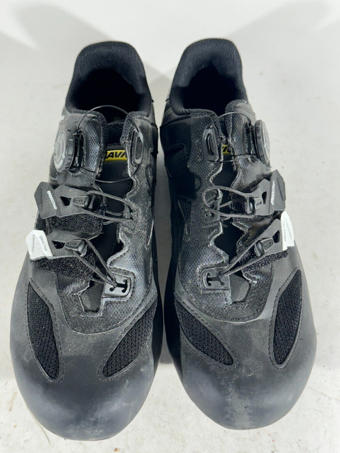 MAVIC Cosmic Road Cycling Shoes Boots 3 Bolts EU44 2/3 US10.5 Mondo 285 cs487