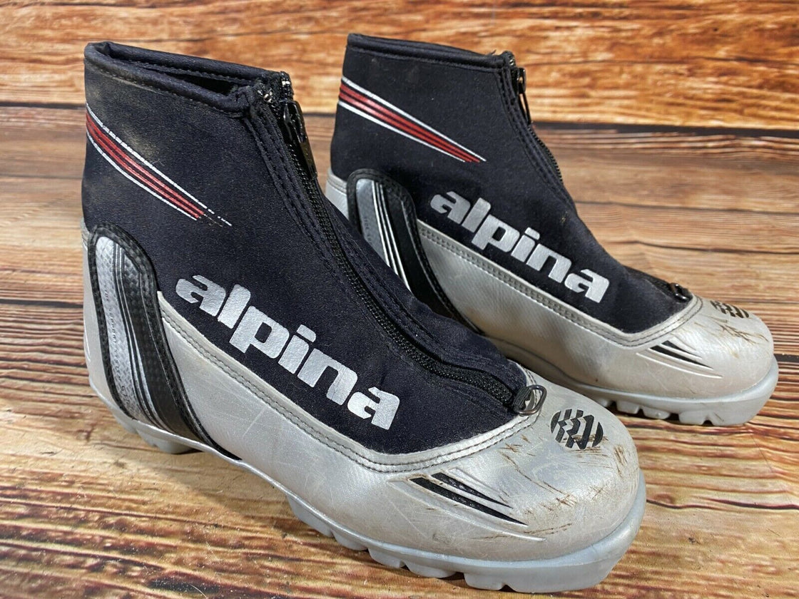 Alpina ST10 Nordic Cross Country Ski Boots Size EU36 US4.5 NNN bindings