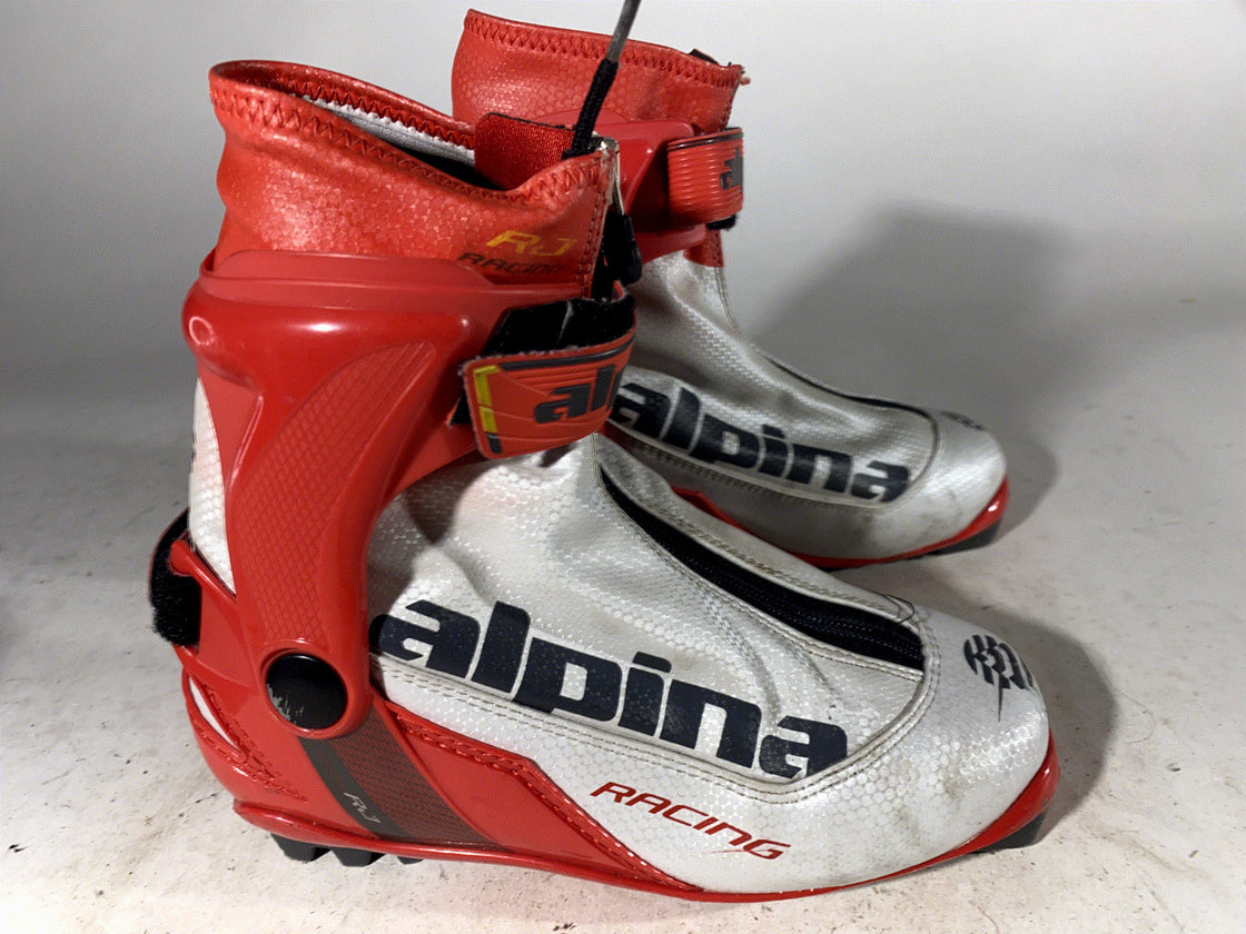 Alpina Racing Skate Nordic Cross Country Ski Boots Size EU35 US3.5 for NNN