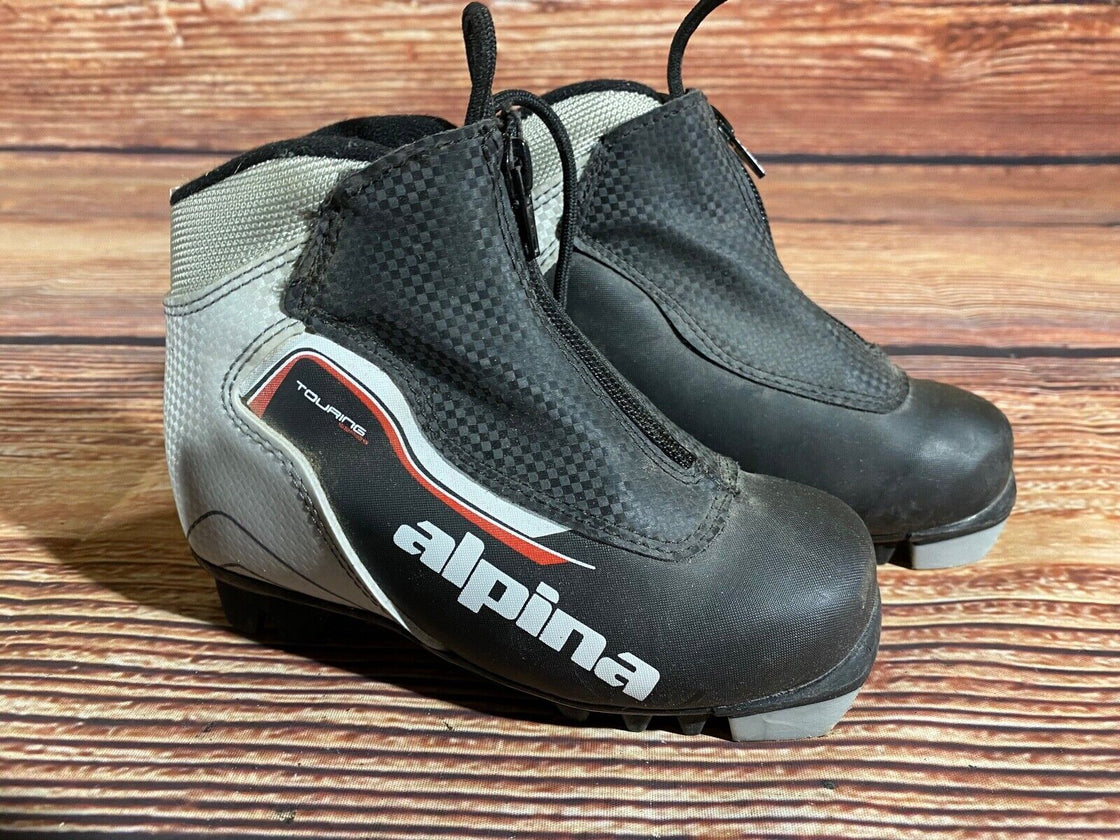 Alpina Touring Kids Nordic Cross Country Ski Boots Size EU29 US11 NNN A-1319