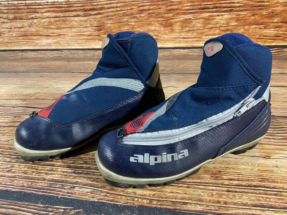 Alpina ST11 Nordic Cross Country Ski Boots Size EU37 US5 NNN bindings