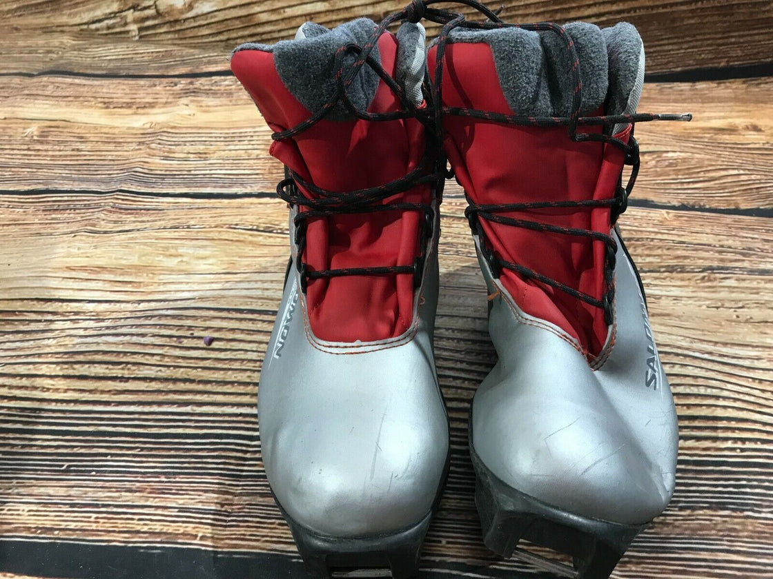 SALOMON Snowmonster Cross Country Ski Boots Size EU37 1/3 US6 SNS Profil