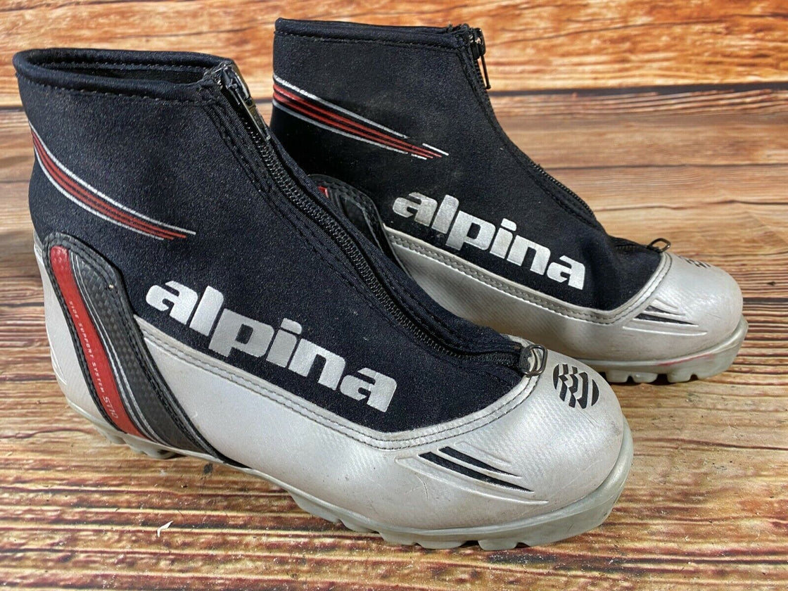 Alpina ST10 Nordic Cross Country Ski Boots Size EU37 US5 for NNN 756