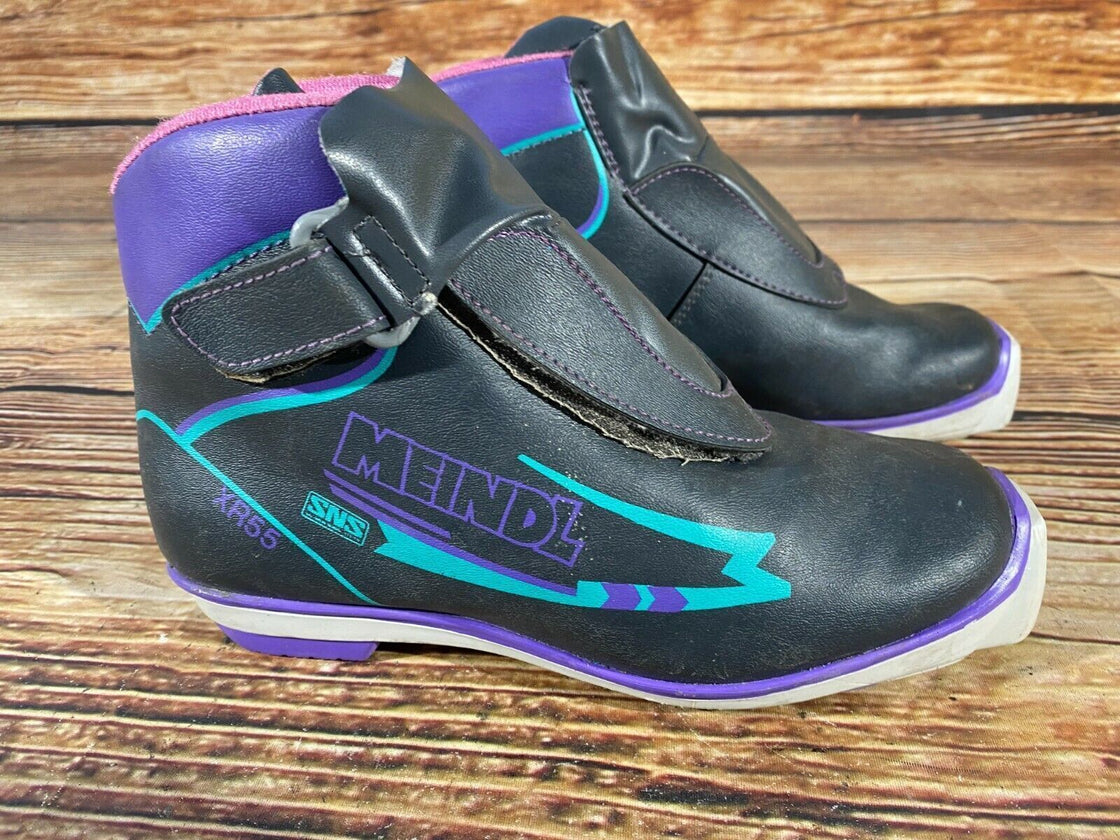 Meindl XR55 Nordic Cross Country Ski Boots Size EU36 US4.5 SNS profil