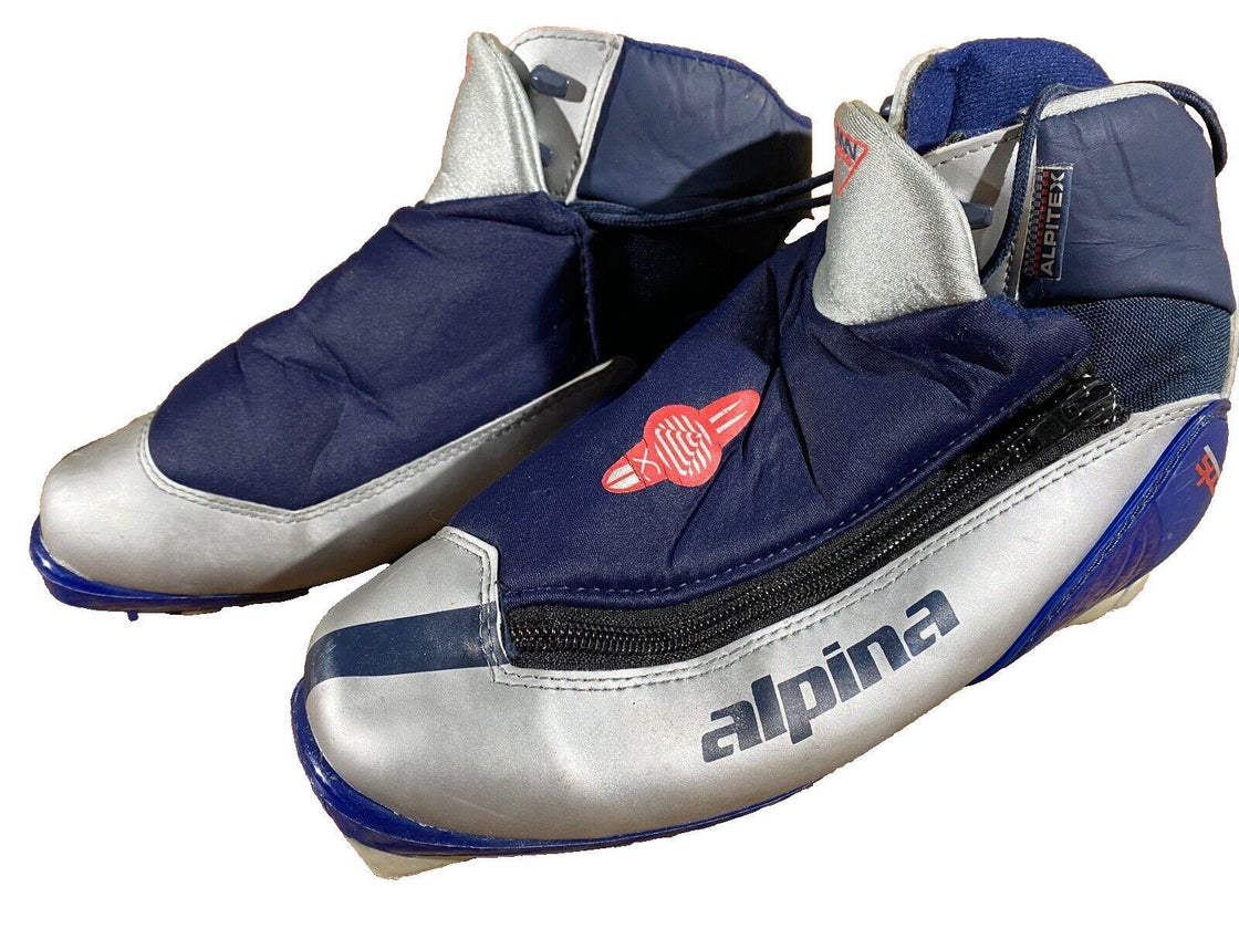 Alpina 314 Nordic Cross Country Ski Boots Size EU38 US6 for NNN 1050