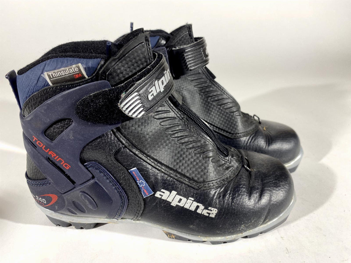 Alpina 240 Nordic Cross Country Ski Boots Size EU36 US4.5 for NNN