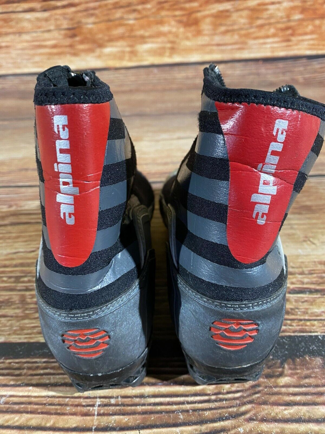 Alpina T10jr Kids Nordic Cross Country Ski Boots Size EU35 US3.5 for NNN A-354