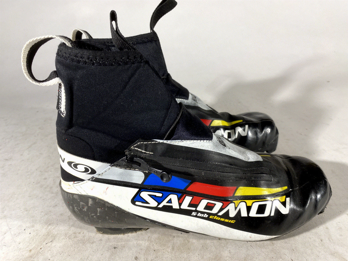 SALOMON S-Lab Classic Cross Country Ski Boots Size EU38 US5.5 SNS Pilot Bindings