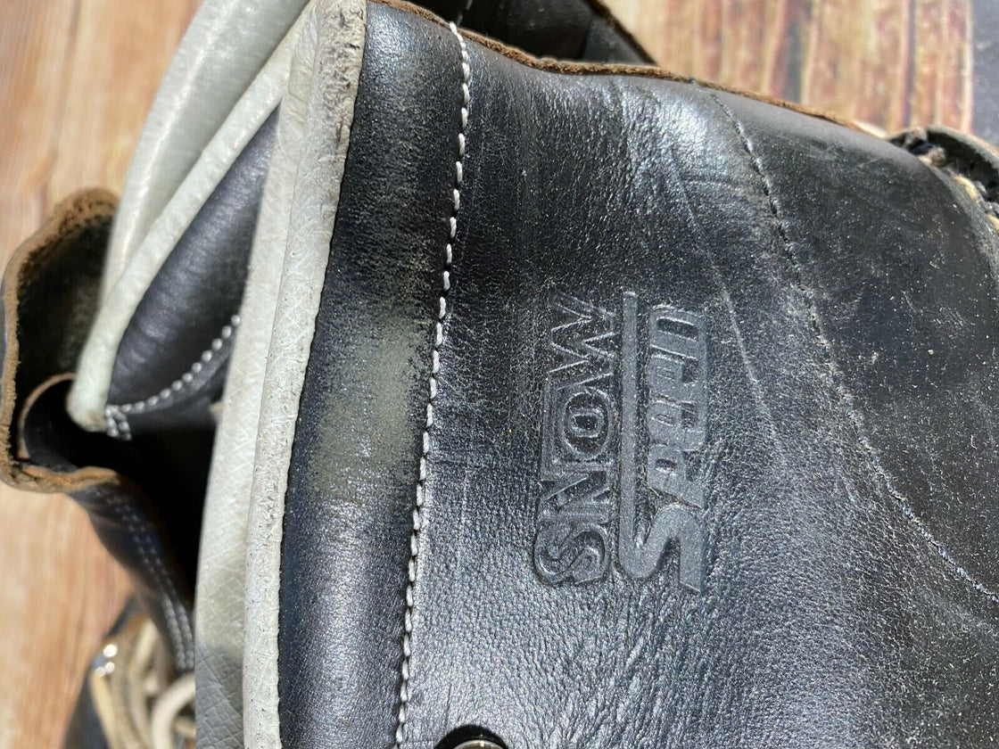 GARMISCH Vintage Cross Country Ski Boots Kandahar, Old Cable Bindings EU38 US6