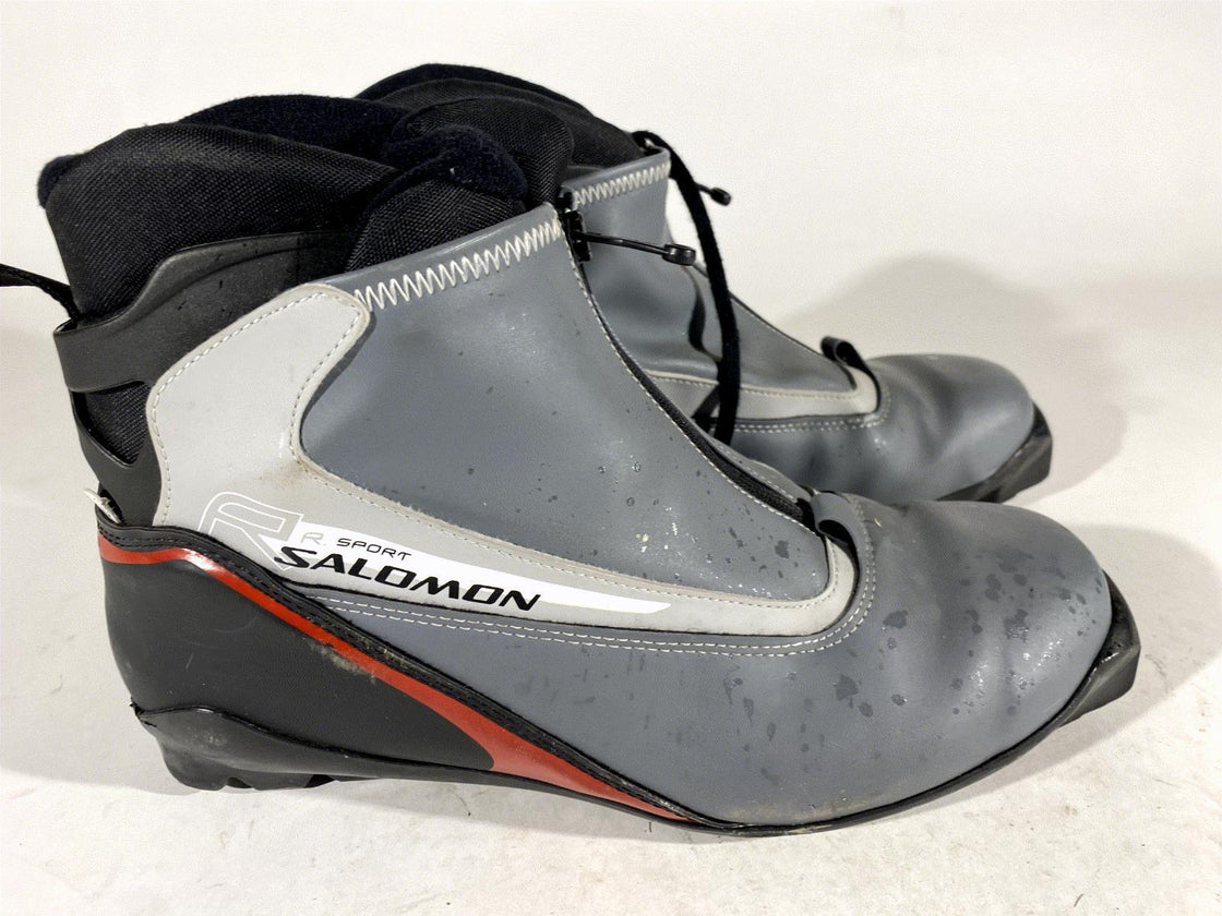 SALOMON R Sport Nordic Cross Country Ski Boots Size EU48 2/3 US13.5 SNS Pilot