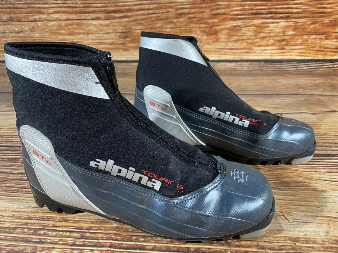 Alpina ST10 Nordic Cross Country Ski Boots Size EU41 US8 NNN bindings