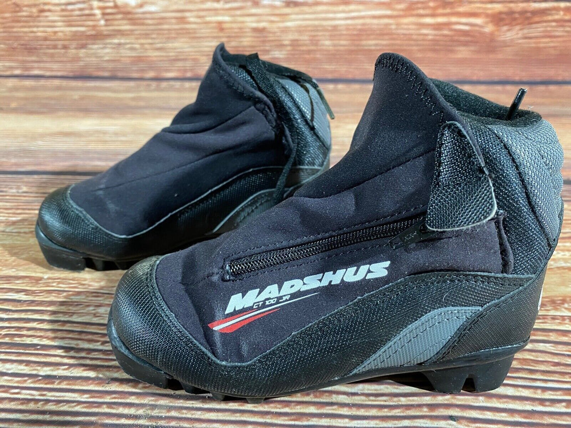 Madshus CT100jr Kids Nordic Cross Country Ski Boots Size EU28 US10.5 NNN M314