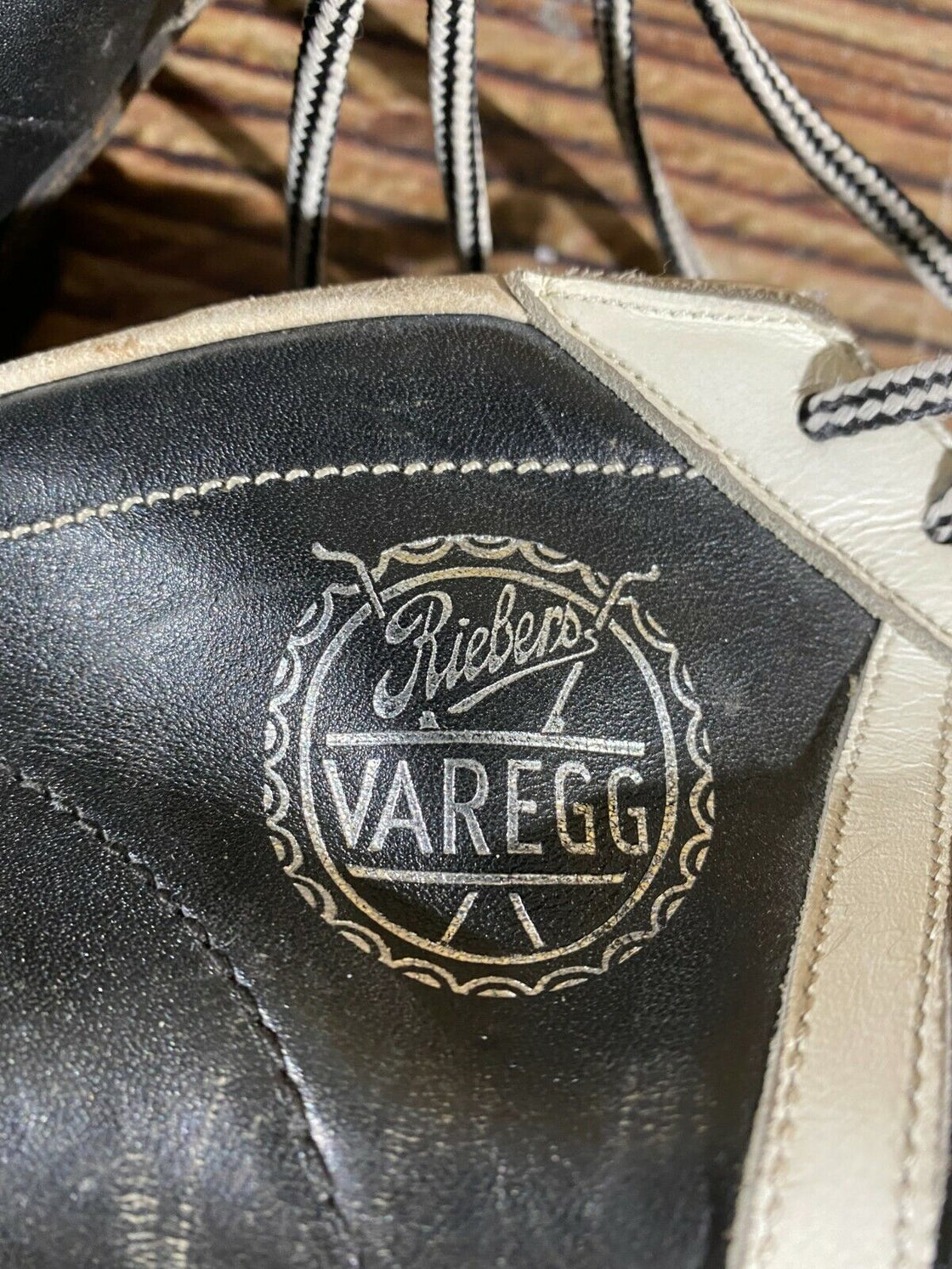 Varegg Vintage Nordic Norm Cross Country Ski Boots Size EU38 US6 NN 75mm