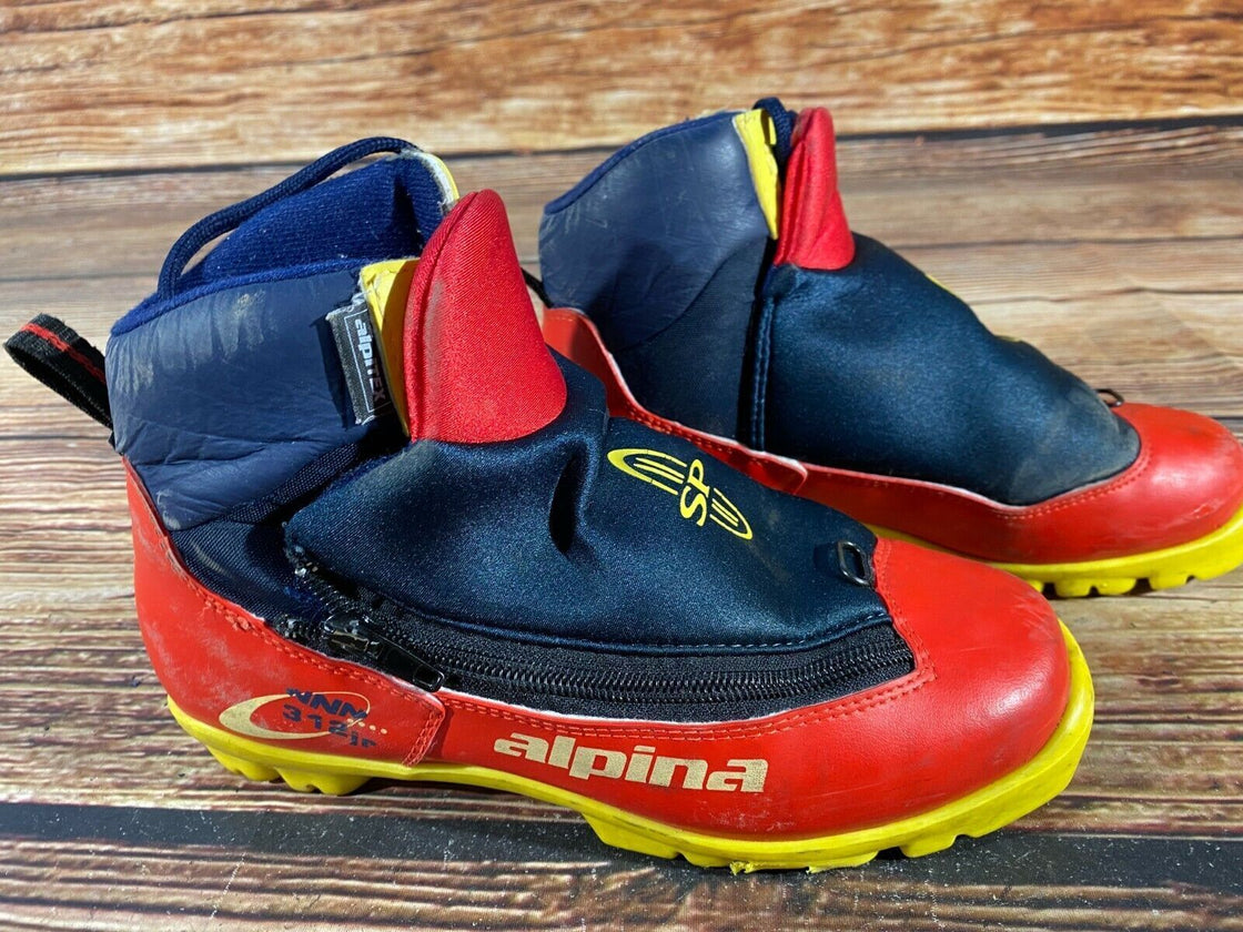 Alpina 312 Jr Nordic Cross Country Ski Boots Size EU37 US5 NNN 661