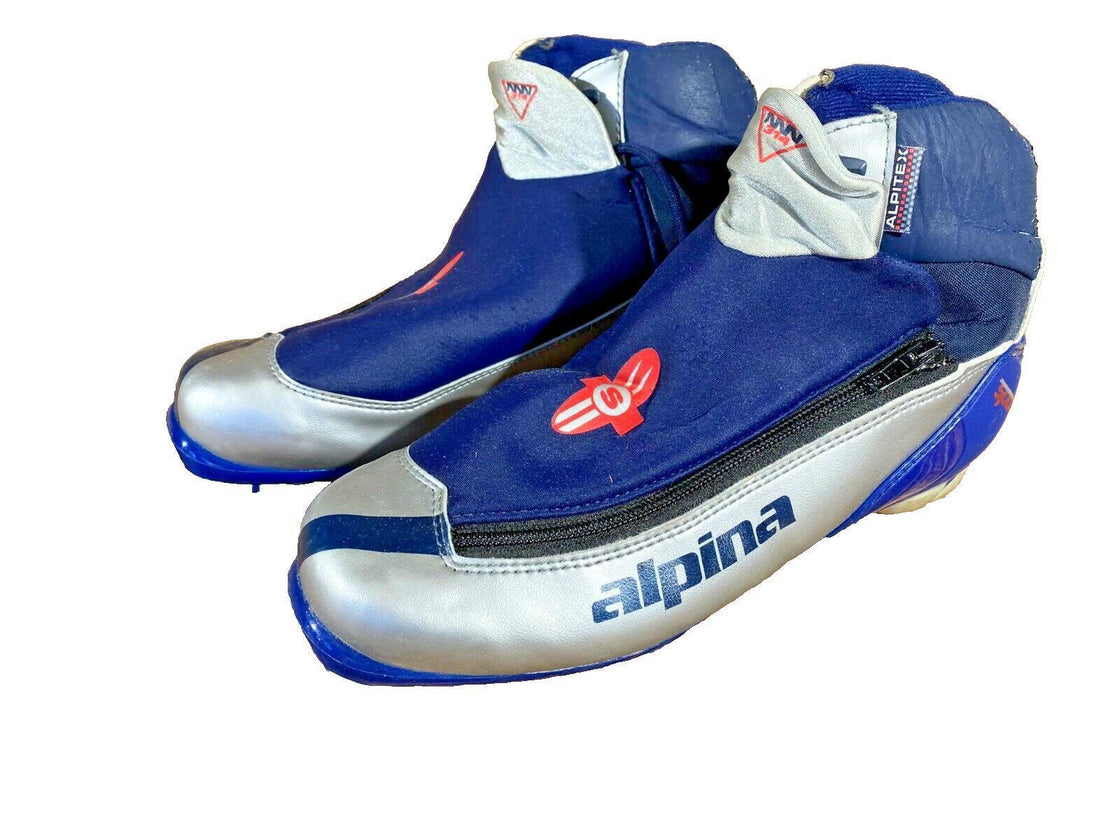 Alpina 314 Nordic Cross Country Ski Boots Combi Size EU42 US9 NNN 587