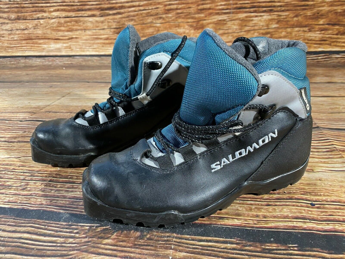 Salomon Nordic Cross Country Ski Boots Size EU39 US7 SNS profil