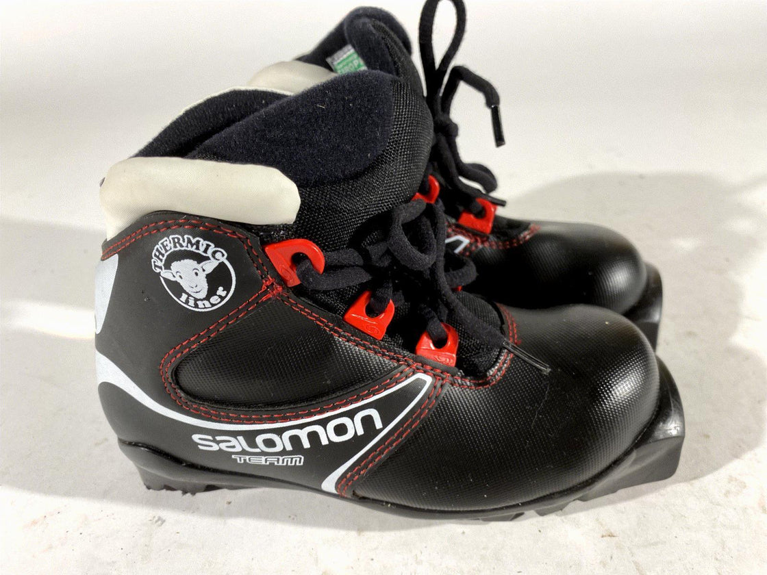 Salomon Kids Nordic Cross Country Ski Boots Size EU29 US11K SNS Profil S128