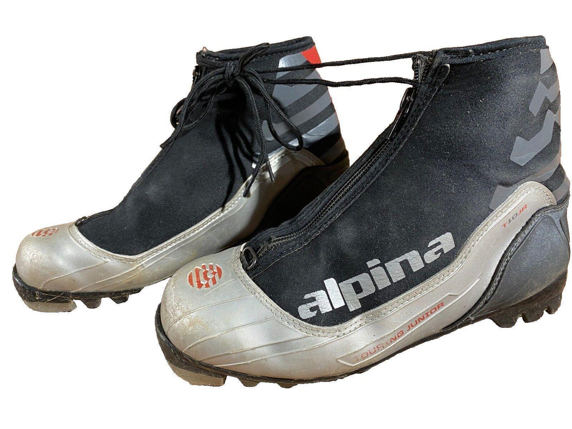 Alpina T10jr Nordic Cross Country Ski Boots Size EU38 US6 for NNN