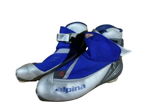 Alpina SP25 Nordic Cross Country Ski Boots Size EU44 US10.5 NNN bindings
