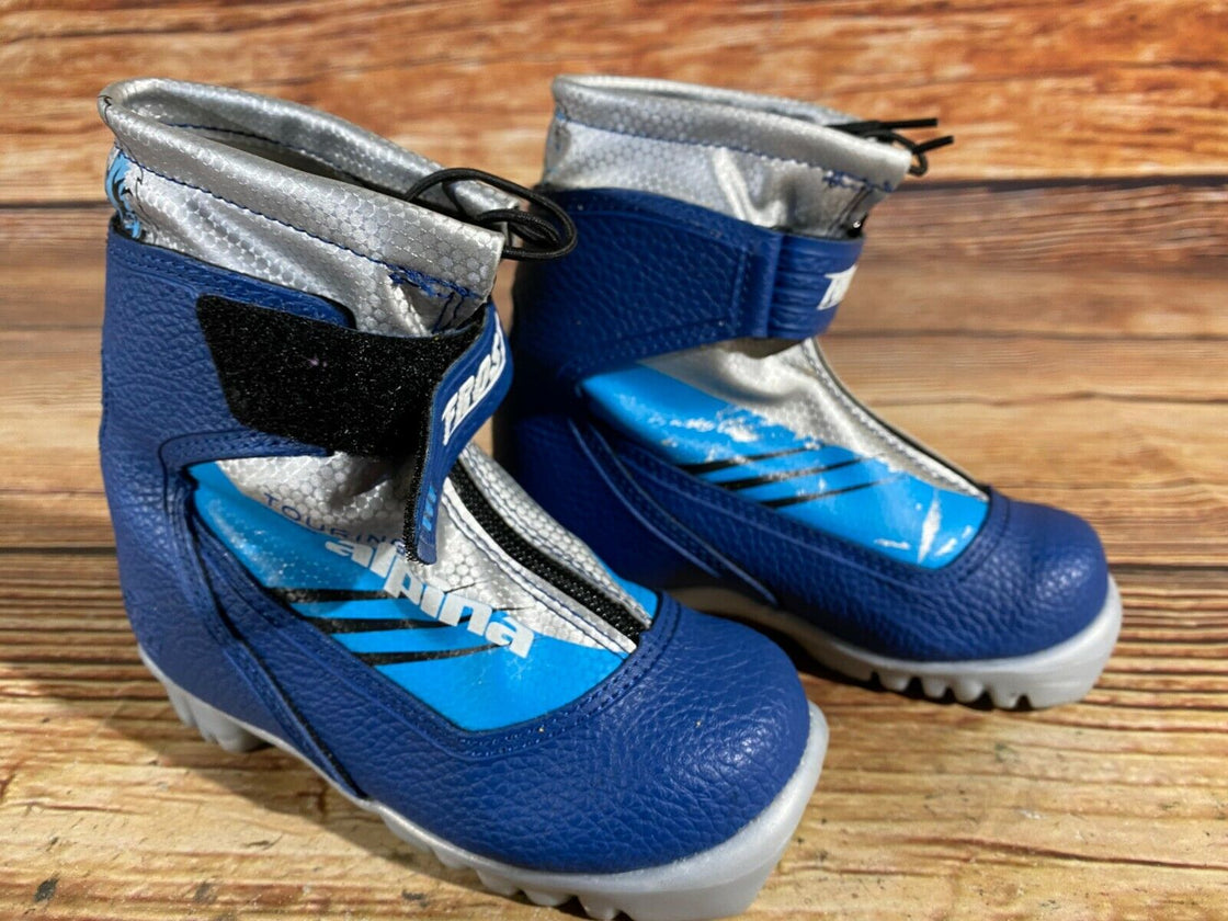 Alpina Frost Kids Nordic Cross Country Ski Boots Size EU28 US10.5 for NNN A-110