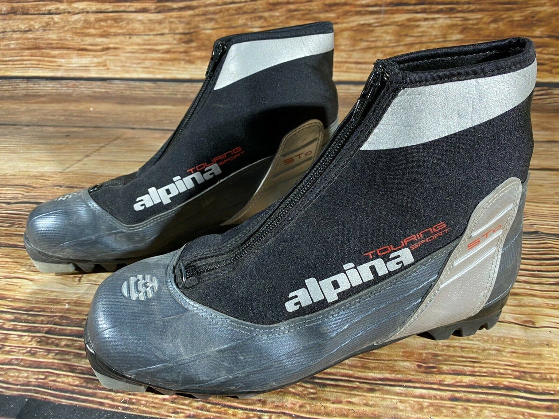 Alpina ST10 Nordic Cross Country Ski Boots Size EU41 US8 NNN bindings